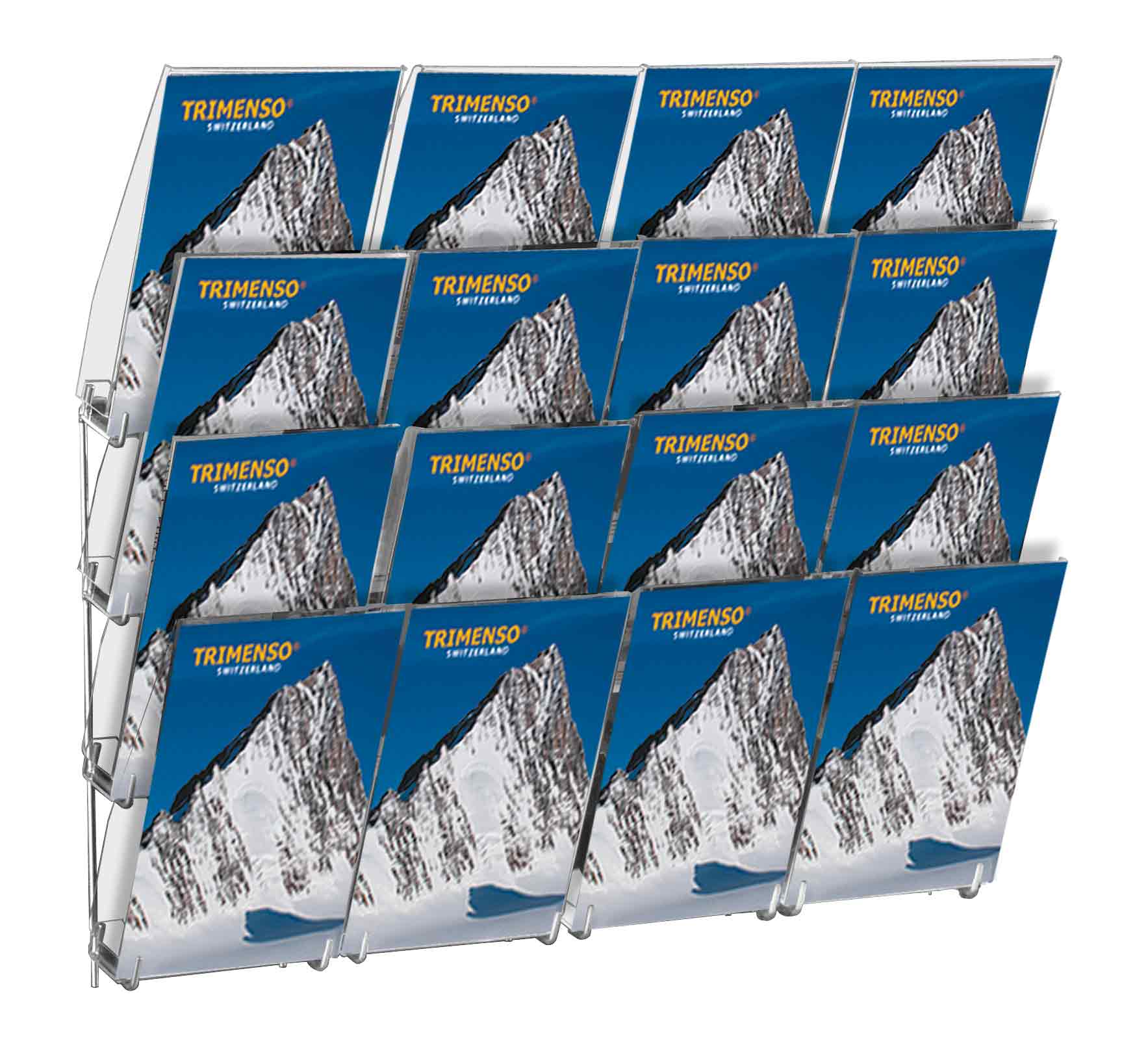 Viymgit 2er Set A4 Wandprospekthalter - Transparente Flyerhalter Zur Wandmontage